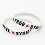 Free Syria Silicone Rubber Wristband
