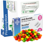 Anti-Socials Prescription Joke Sweets, 36g | Vegan & Vegetarian