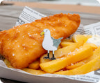 Seagull Bird Pin Badge