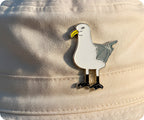Seagull Bird Pin Badge