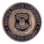 Saint Michael & Seattle Police Department Commemorative Coin