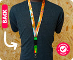 Senegal African National Flag Lanyard
