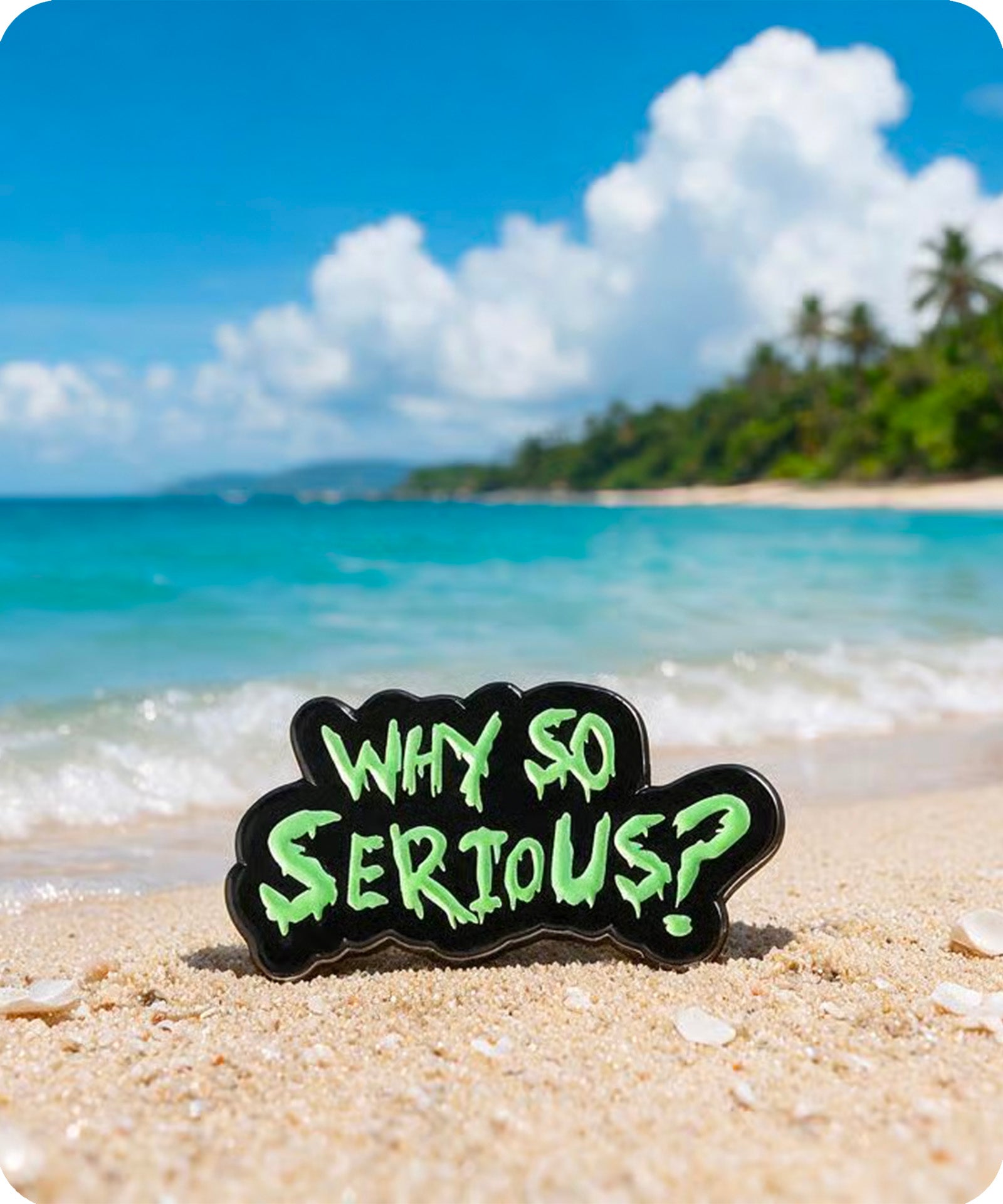 Why So Serious Enamel Pin Badge