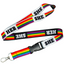 She Her Pronoun Pride Lanyard with Rainbow Flag