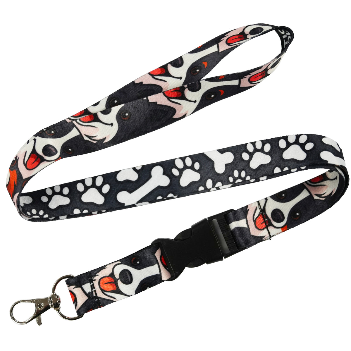Cordón con diseño de cachorro de border collie, perro ovejero Imagen principal del producto