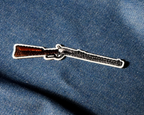 Shotgun Winchester Wild West Patch Iron On (8 x 2cm)