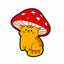 Mushroom Cat Enamel Pin Badge