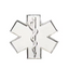 Silver Medical Ambulance Star Pin Badge