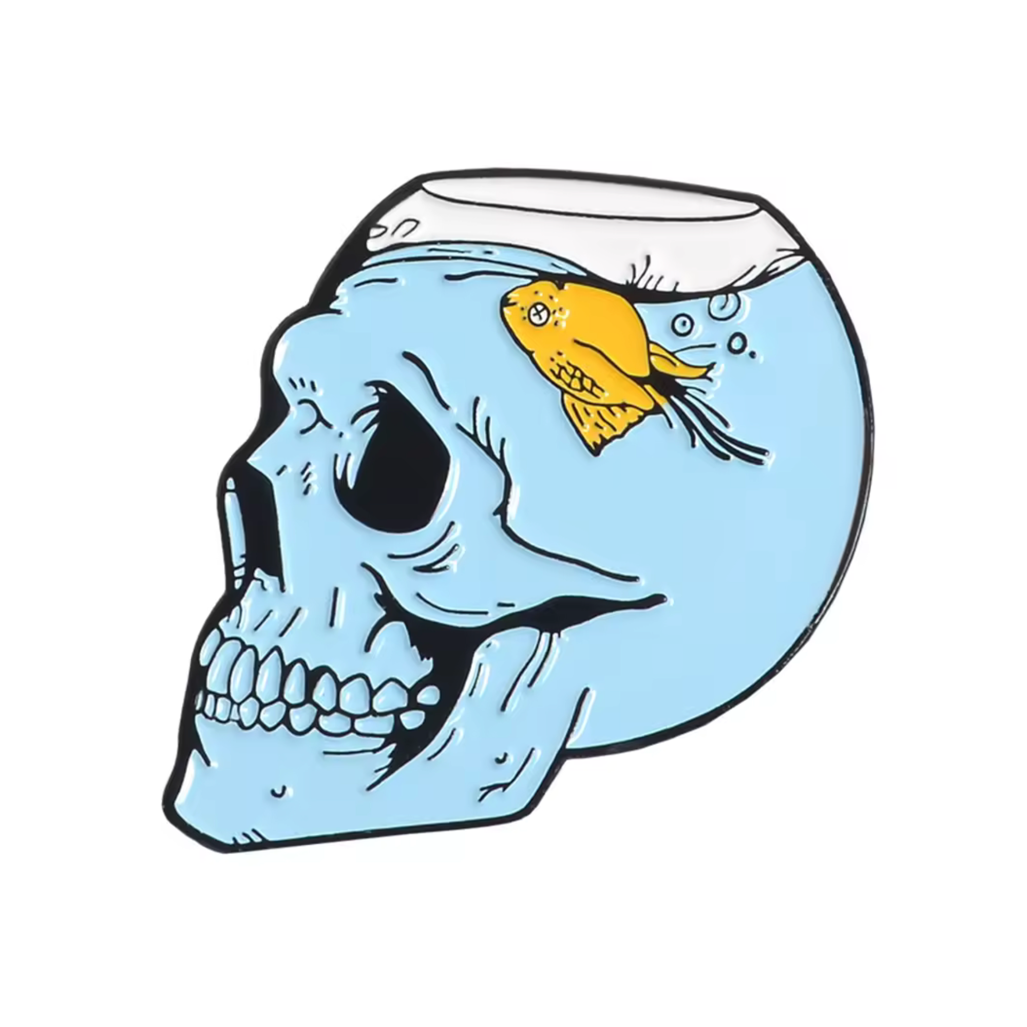 Insignia de alfiler Pecera Calavera Imagen principal del producto
