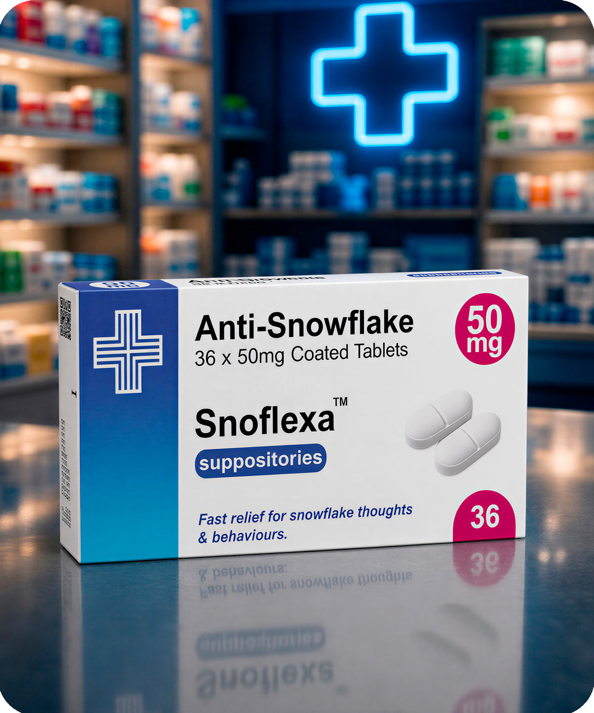 Anti-Snowflake Prescription Joke Sweets, 36g | Vegan & Vegetarian