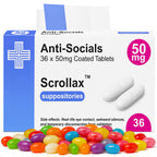 Anti-Socials Media Prescription Joke Jelly Beans, 36g | Vegan & Vegetarian