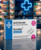 Anti-Socials Media Prescription Joke Jelly Beans, 36g | Vegan & Vegetarian