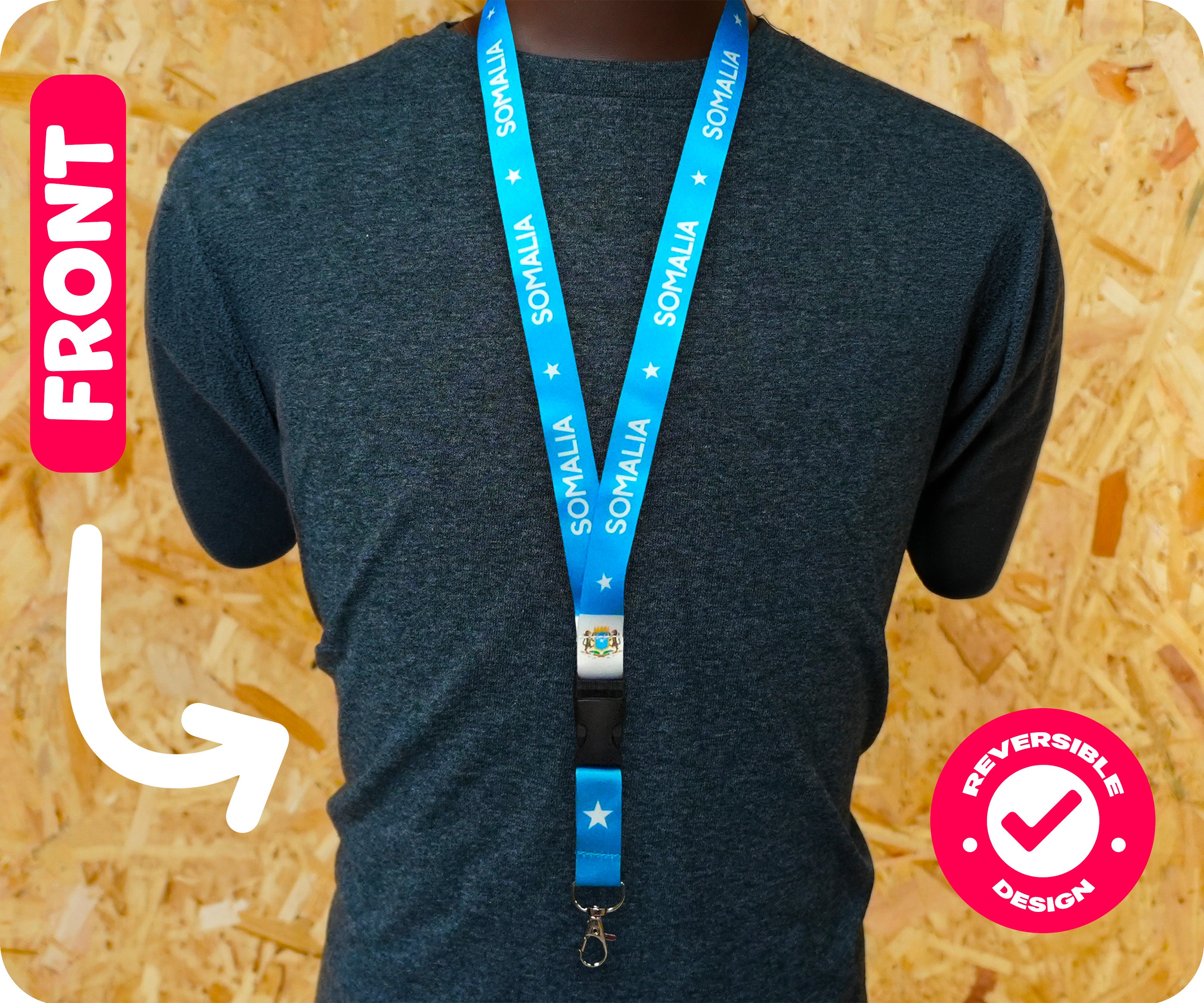 Somalia Flag Lanyard