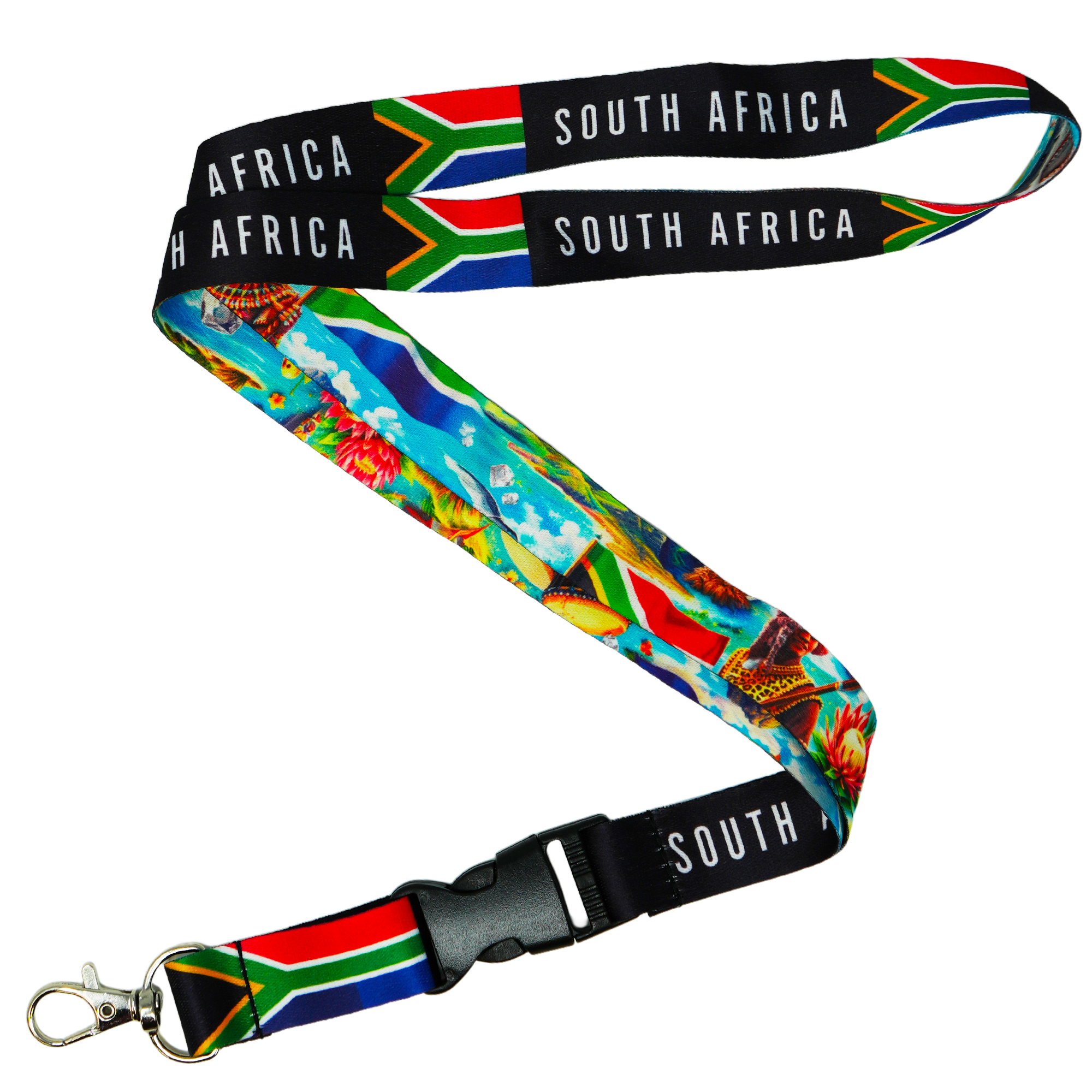 South Africa National Flag Lanyard Imagen principal del producto