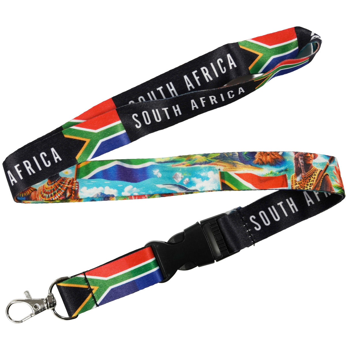 South Africa National Flag Lanyard Imagen principal del producto