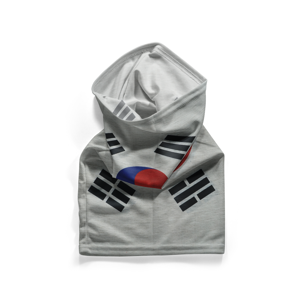 Snood con la bandera de Corea del Sur – Máscara transpirable, braga para el cuello, cubrecara