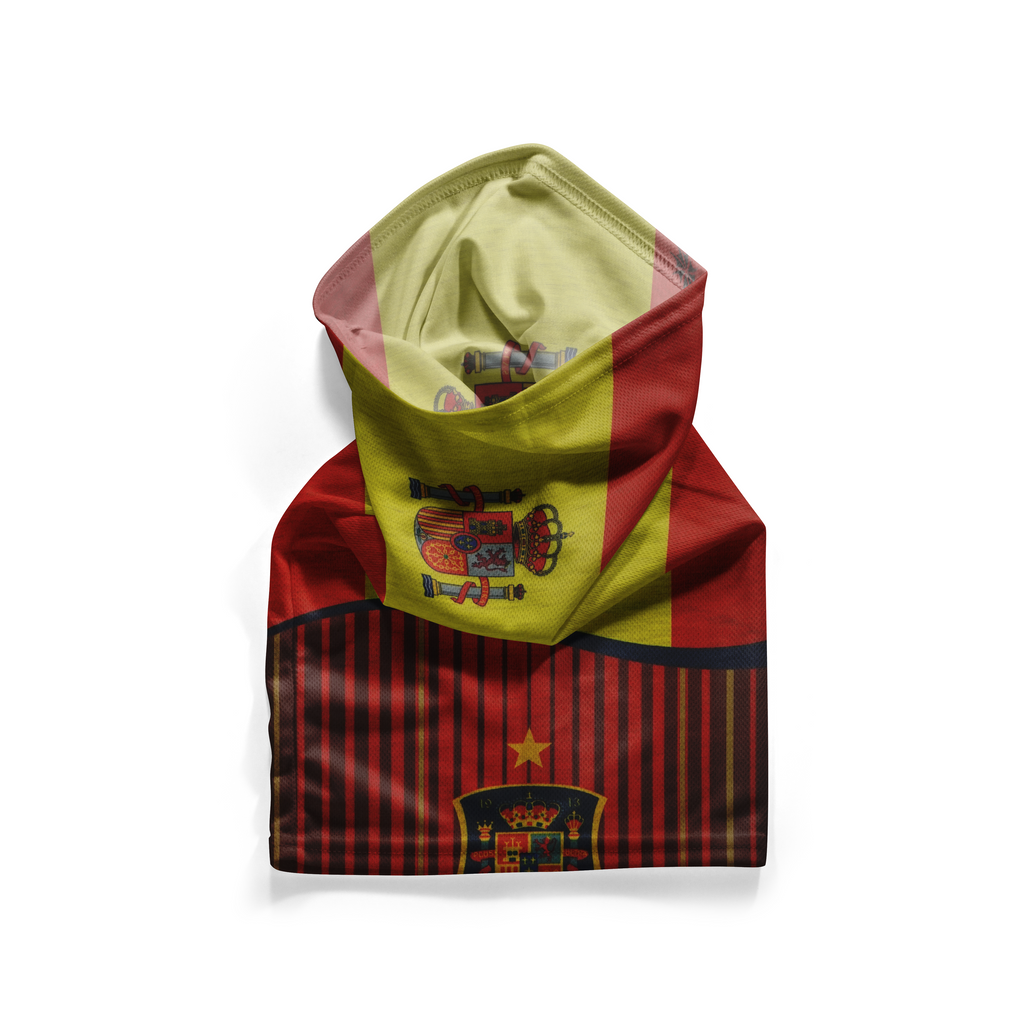 Snood de la bandera de España – Mascarilla transpirable, braga de cuello, cubrecara