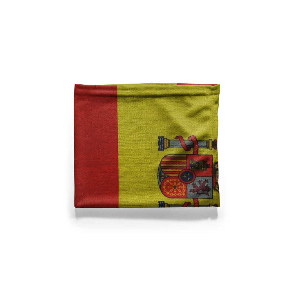 Snood de la bandera de España – Mascarilla transpirable, braga de cuello, cubrecara