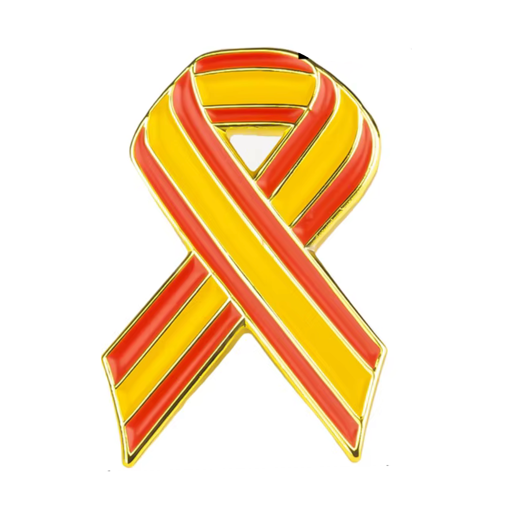 Pin de Bandera de España con Cinta Amarilla y Roja Imagen principal del producto