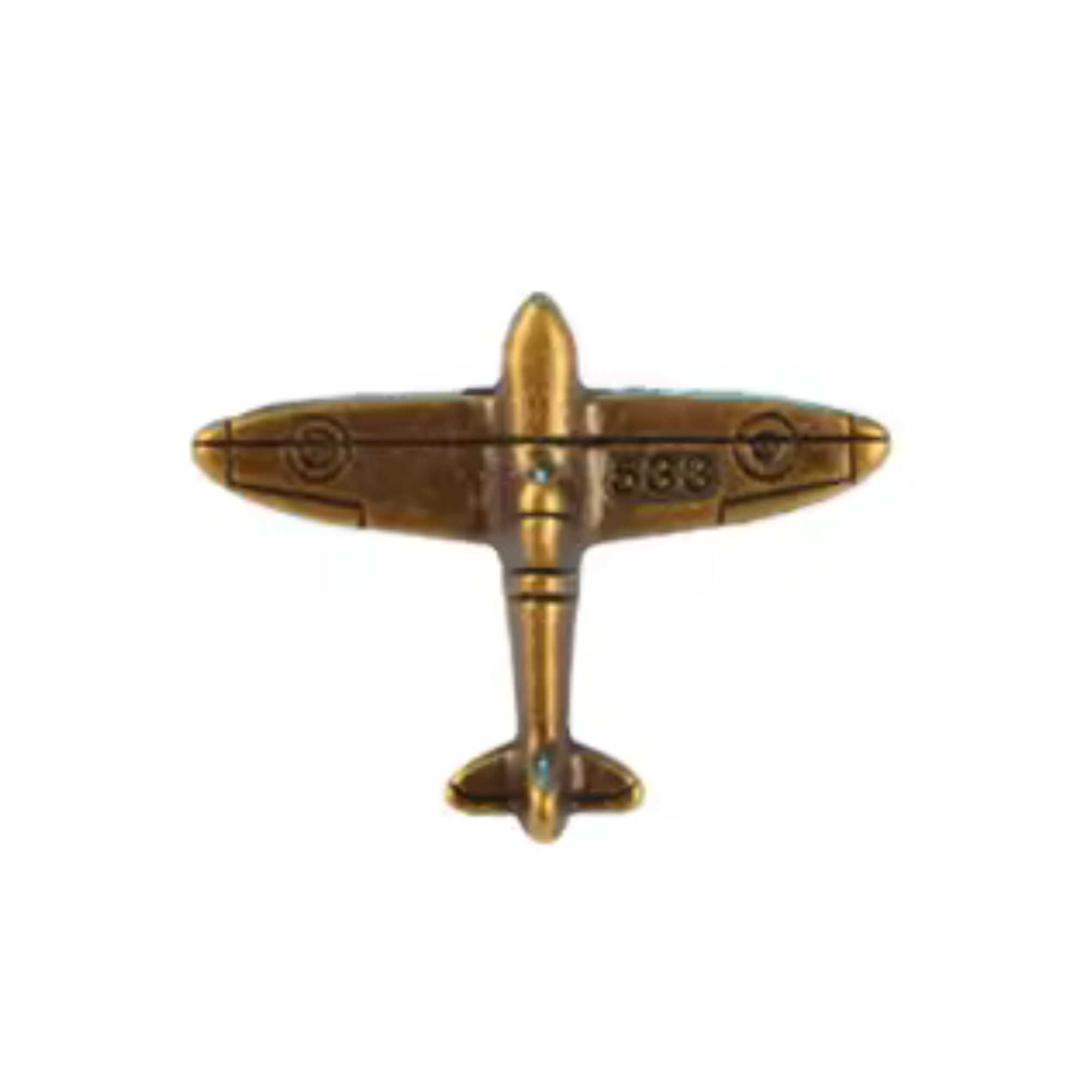 Insignia de pin histórico de la Royal Air Force Spitfire Imagen principal del producto