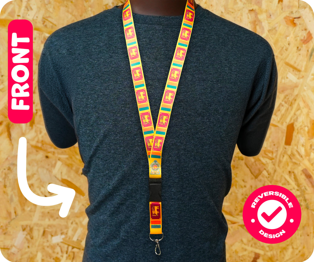 Sri Lanka Flag Lanyard