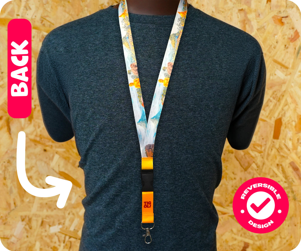 Sri Lanka Flag Lanyard