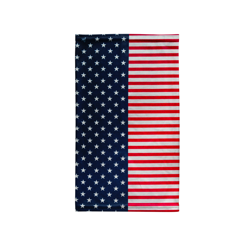 Bandana con bandera de estrellas y barras de EE. UU. – Mascarilla transpirable, cubrecuello, cubrebocas