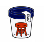 Stool Sample Enamel Pin Badge