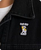Don’t Stop Meow Cat Freddie Inspired Enamel Lapel Pin Badge