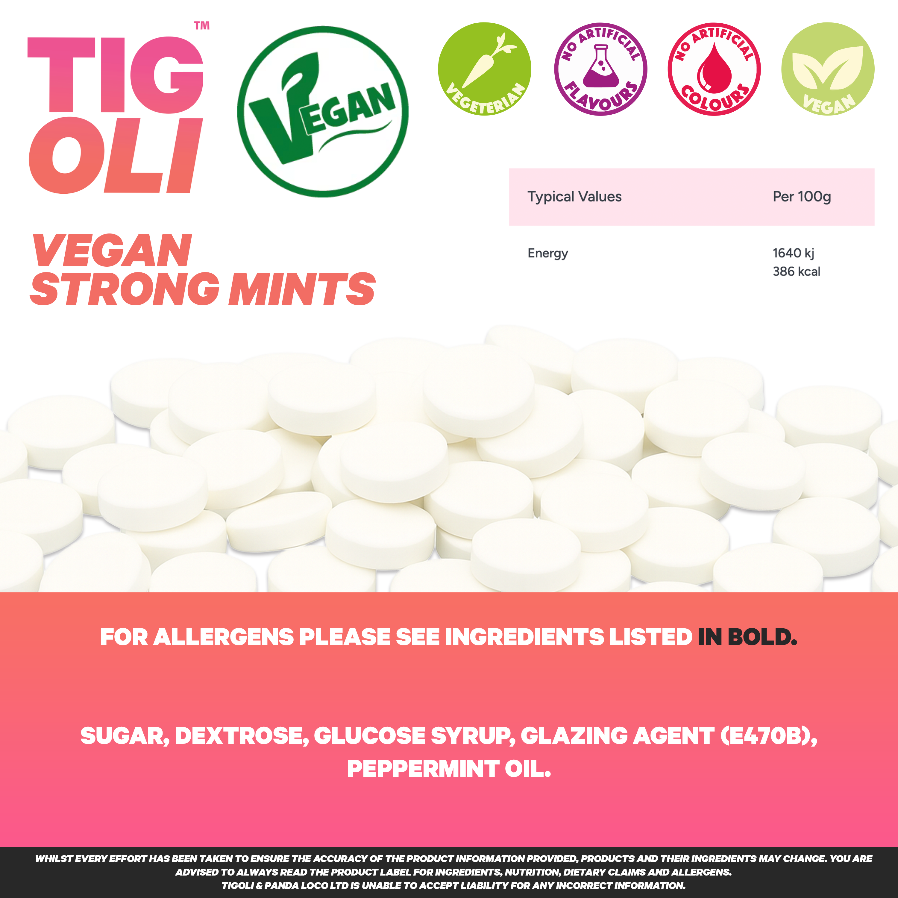 Anti-Grumpy Git Prescription Strong Mints, 36g | Vegan & Vegetarian