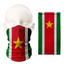 Pasamontañas con la bandera de Surinam – Cubrebocas transpirable tipo braga para el cuello