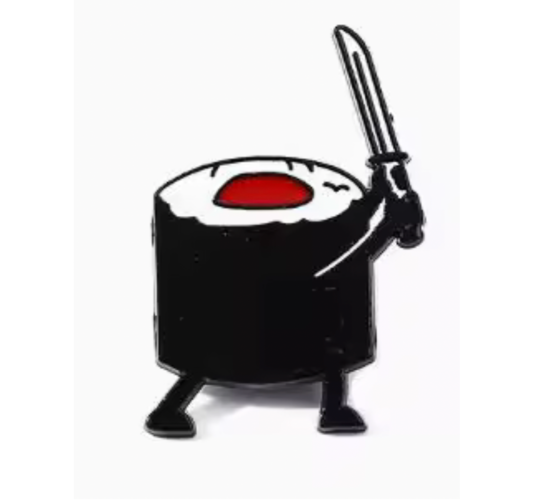 Insignia de Pin de Sushi Ninja Imagen principal del producto