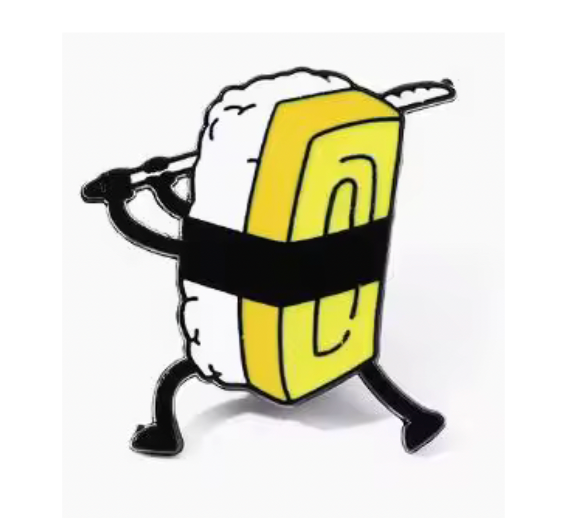 Insignia amarilla Sushi Samurai Imagen principal del producto