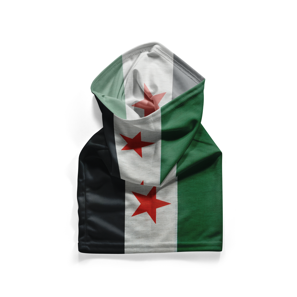 Snood con la bandera de Siria – Bragas para el cuello transpirables y cubrecara