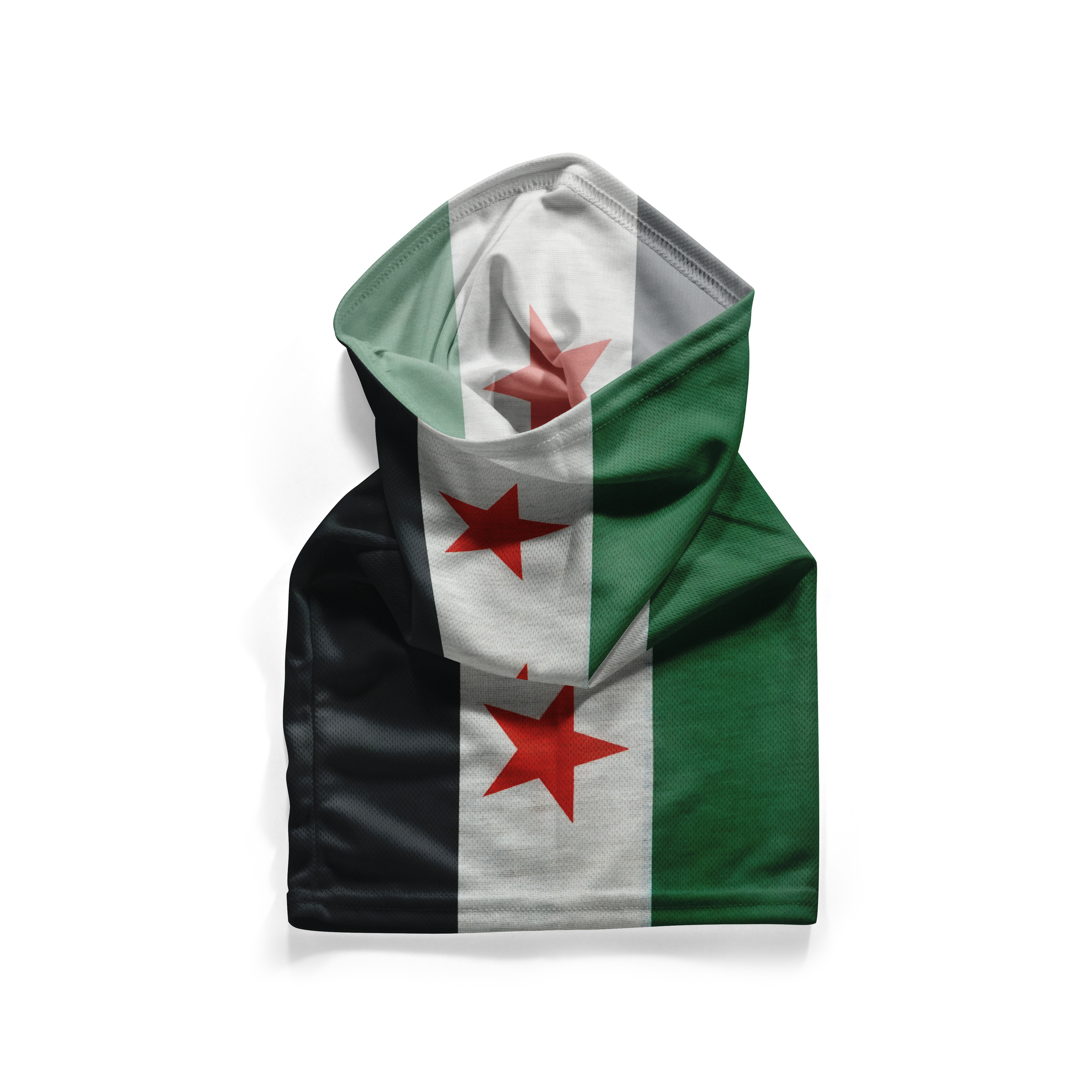 Snood con la bandera de Siria – Bragas para el cuello transpirables y cubrecara