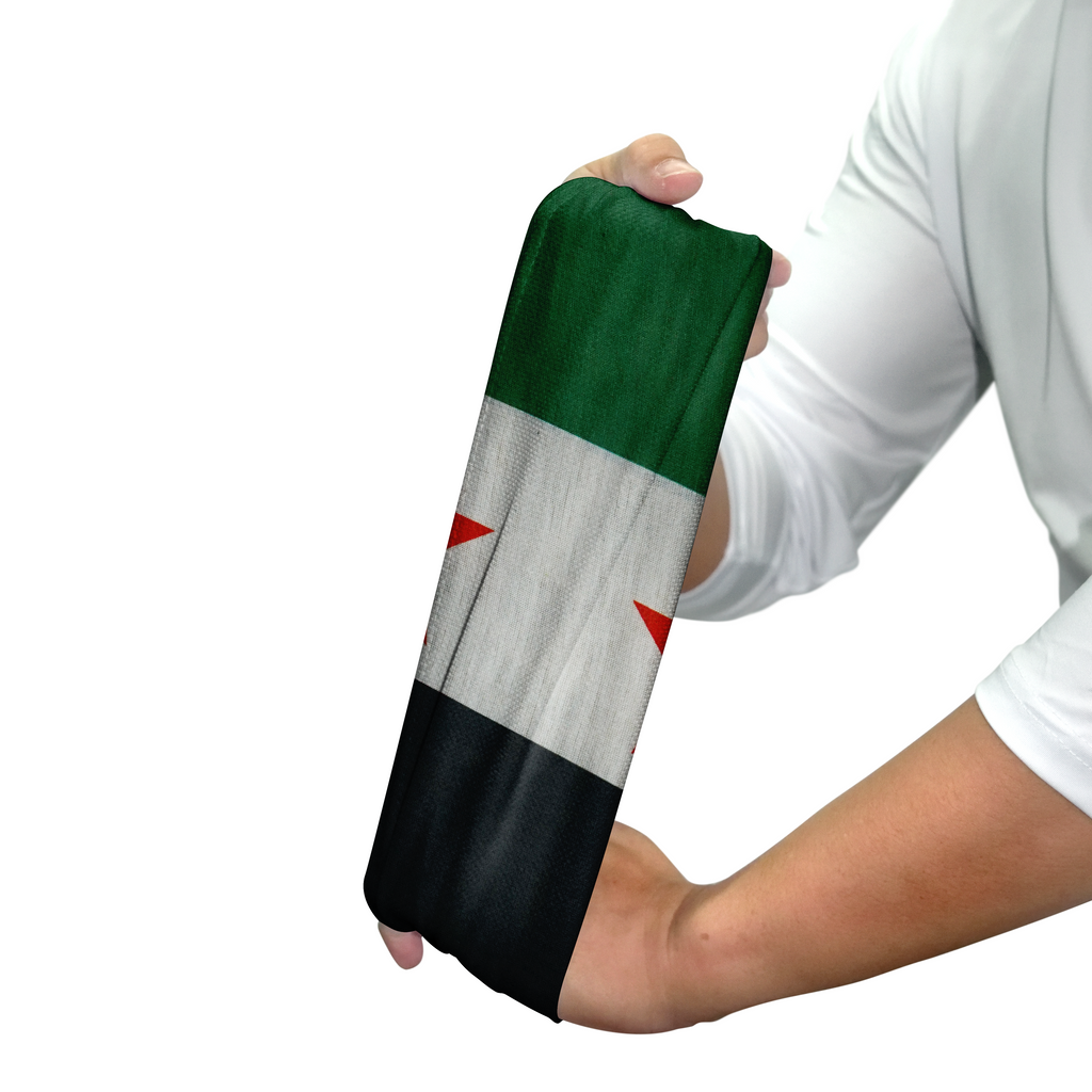 Snood con la bandera de Siria – Bragas para el cuello transpirables y cubrecara