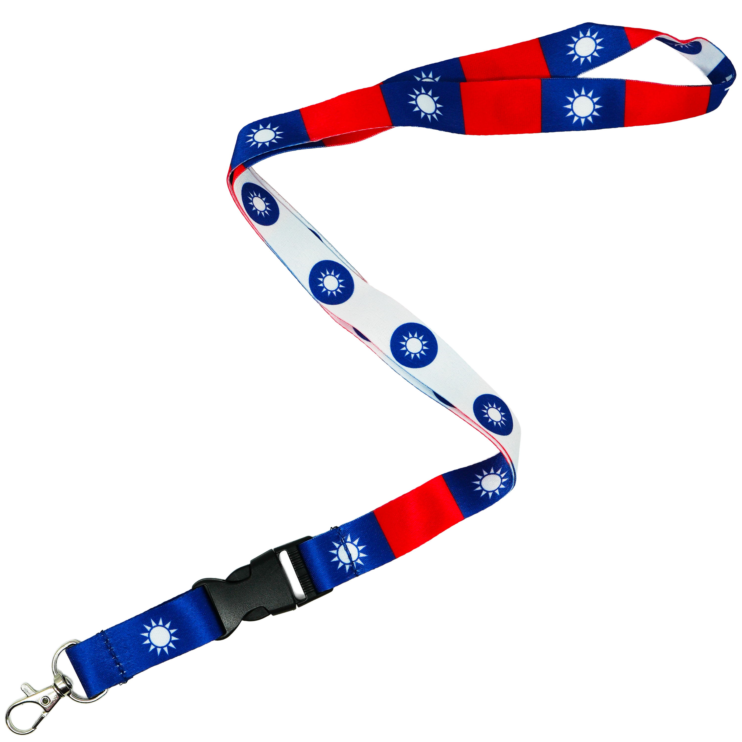 Taiwan Republic of China Flag Lanyard Main image