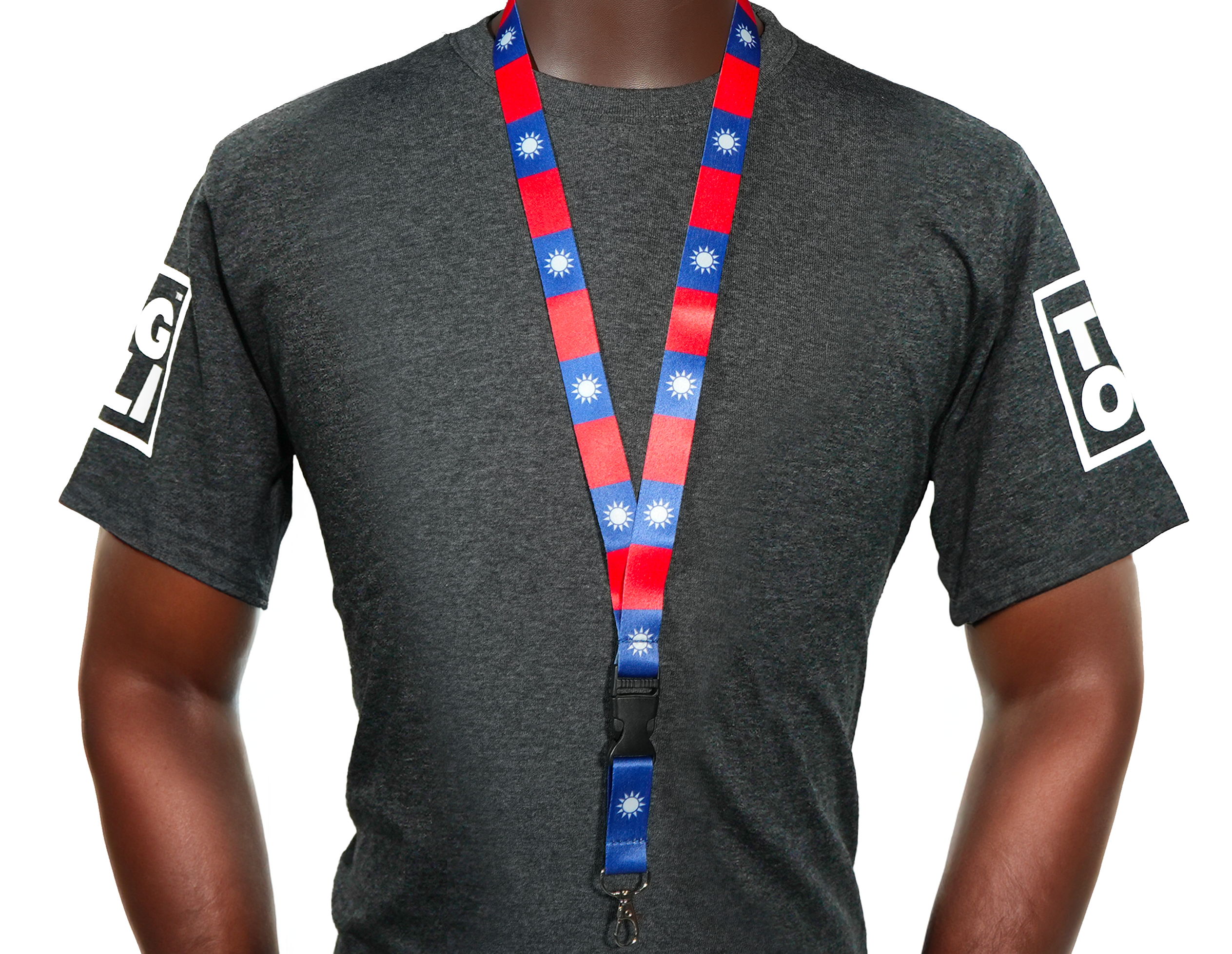 Taiwan Republic of China Flag Lanyard Secondary image
