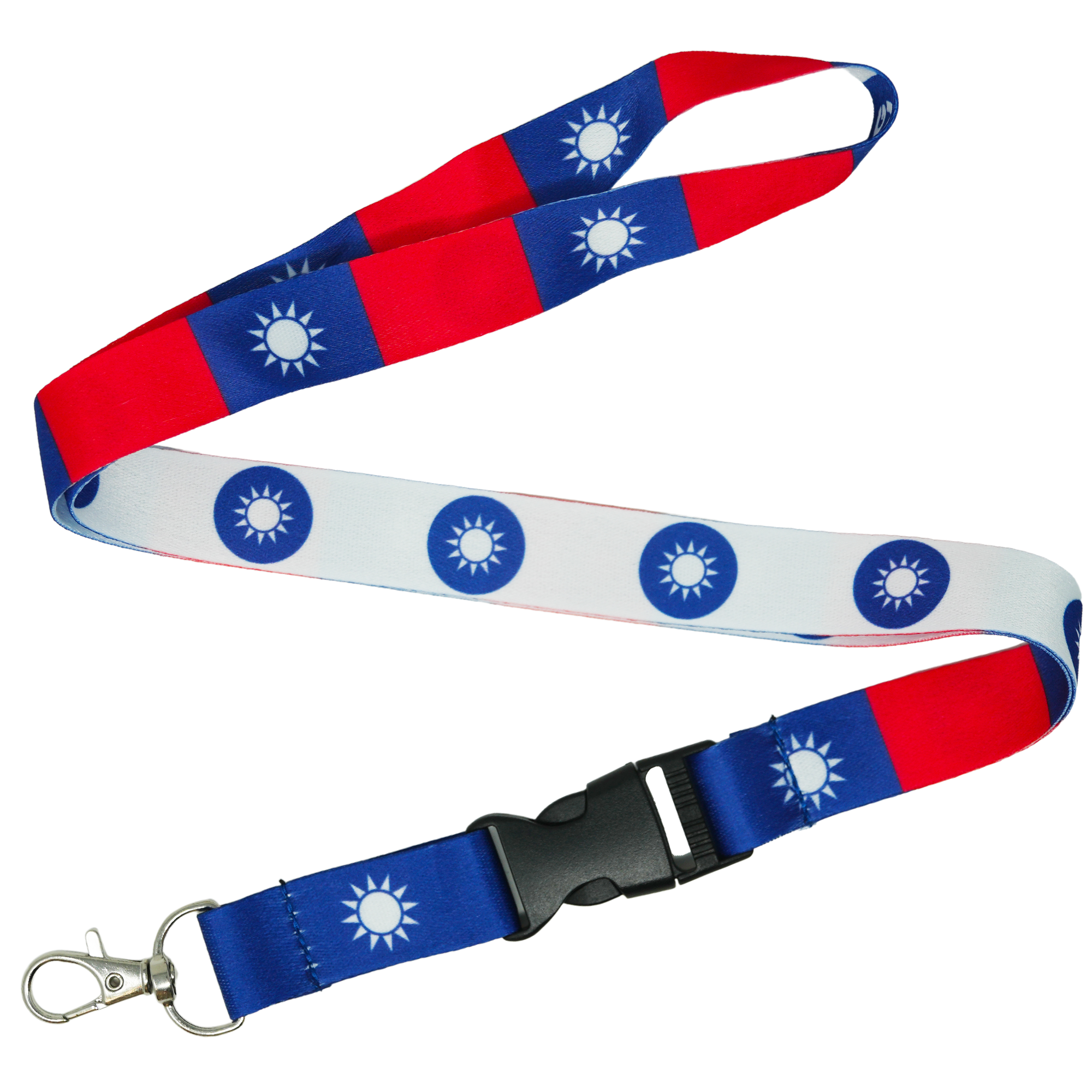 Taiwan Republic of China Flag Lanyard