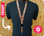 Medieval Tapestry Bayeux Historical Lanyard