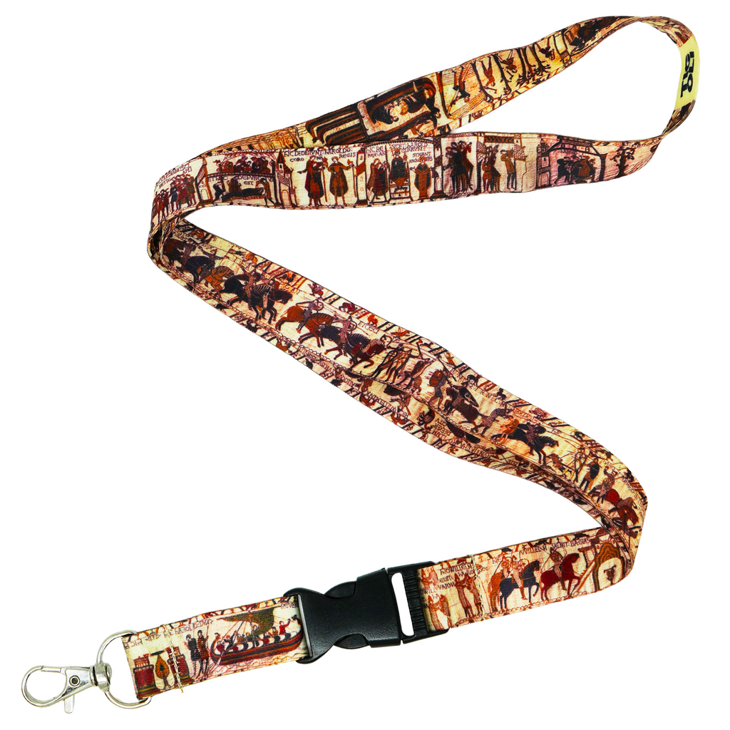 Medieval Tapestry Bayeux Historical Lanyard