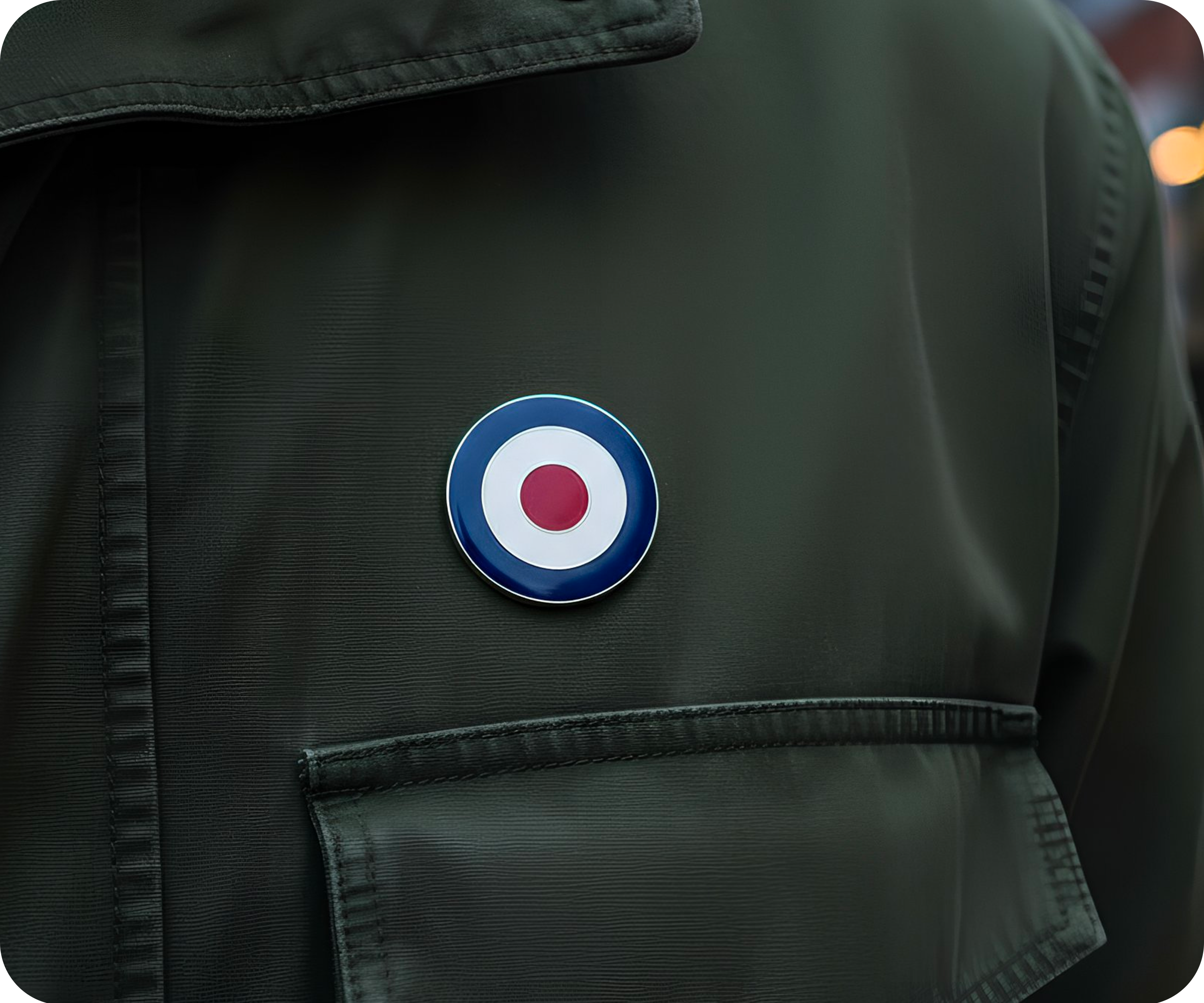RAF MOD Target Pin Badge