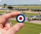 RAF MOD Target Pin Badge