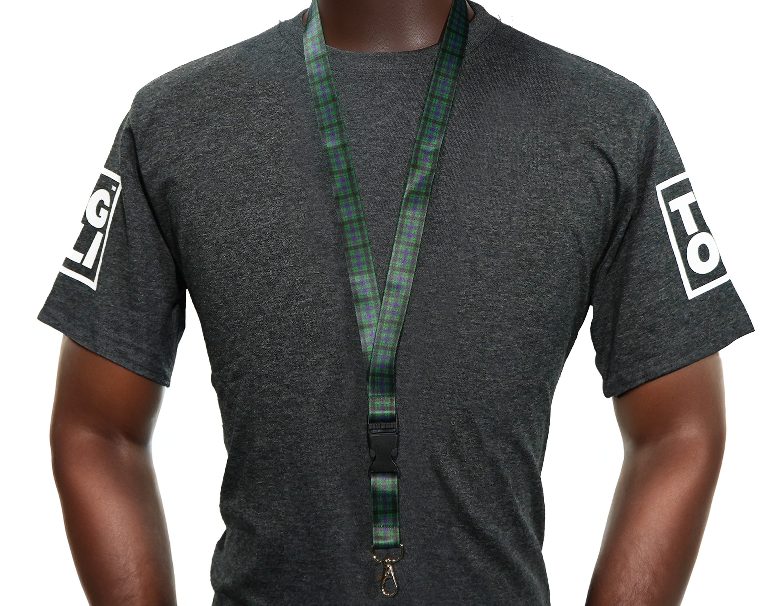Cordón verde de tartán escocés de las Tierras Altas Imagen secundaria del producto