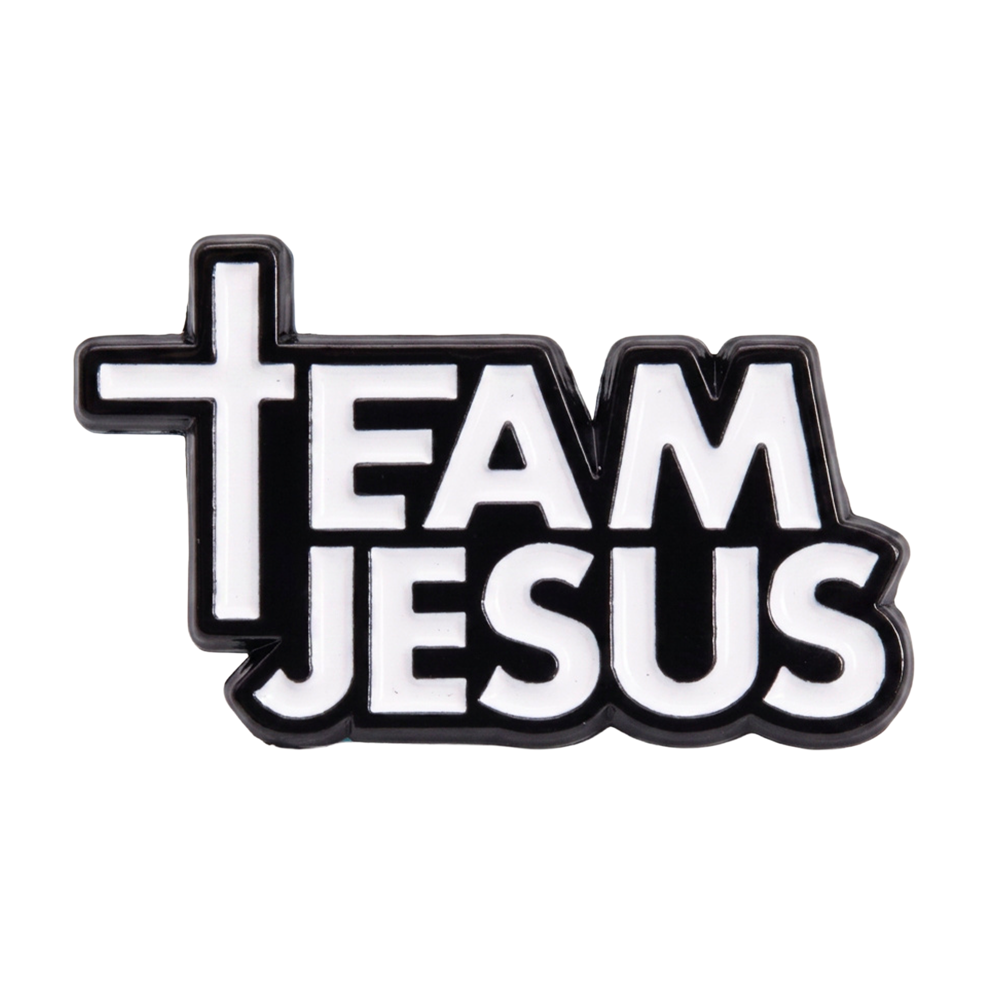 Team Jesus Enamel Pin Badge Imagen principal del producto