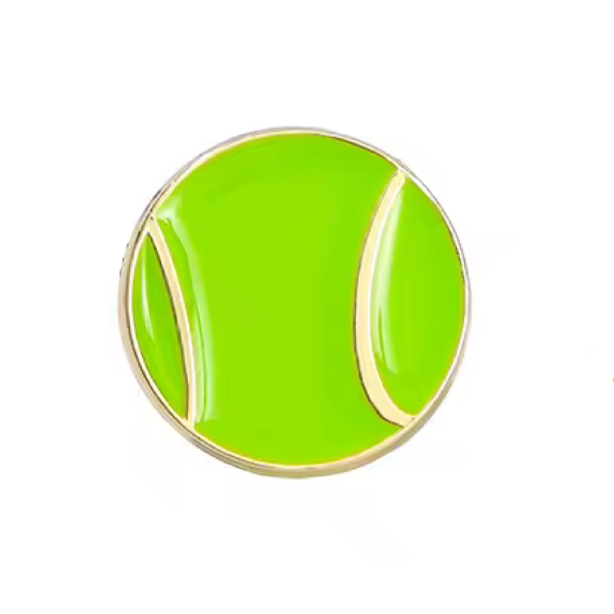 Tennis Ball Sport Pin Badge