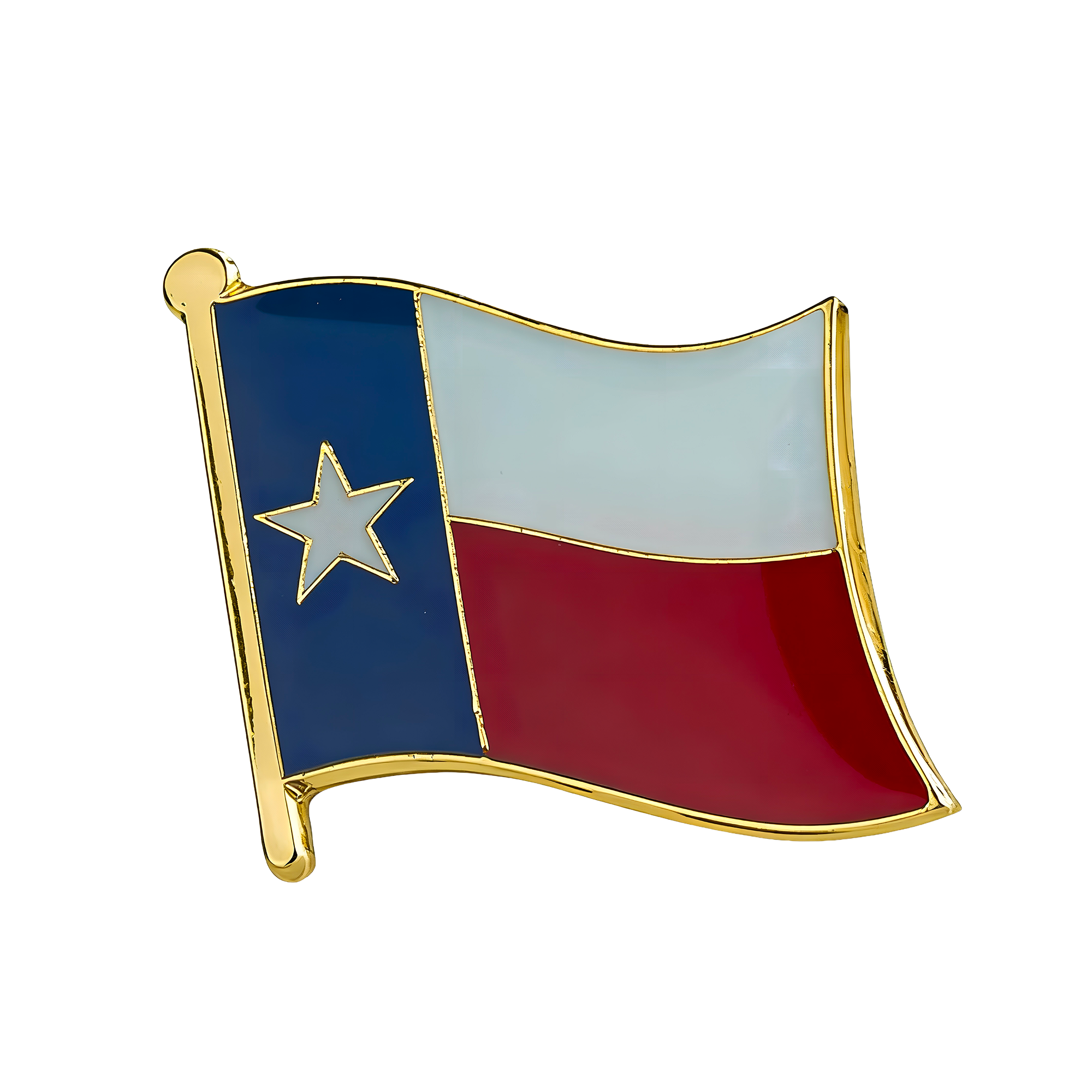 Pin con la bandera del estado de Texas, EE. UU. Imagen principal del producto