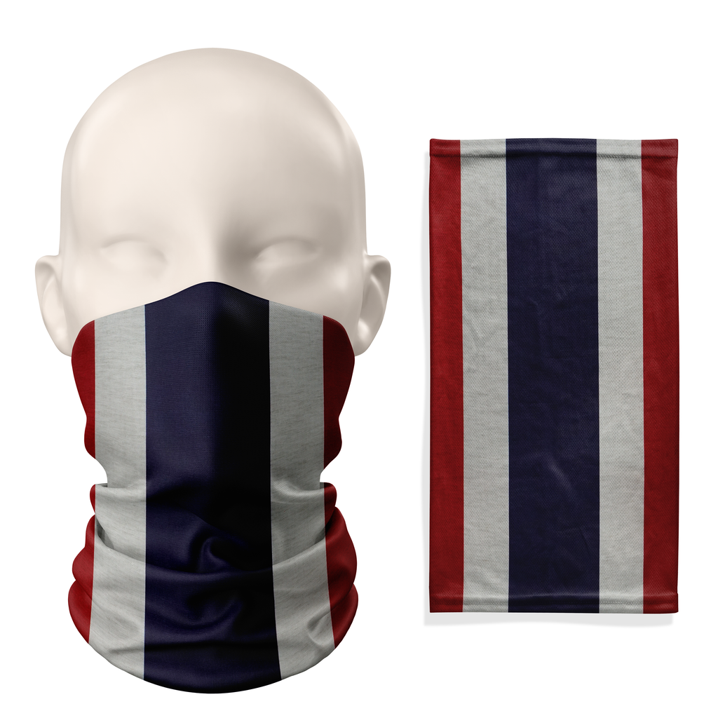 Snood con bandera de Tailandia – Mascarilla tubular transpirable para el cuello