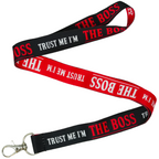 Trust Me I’m The Boss Funny Novelty Lanyard