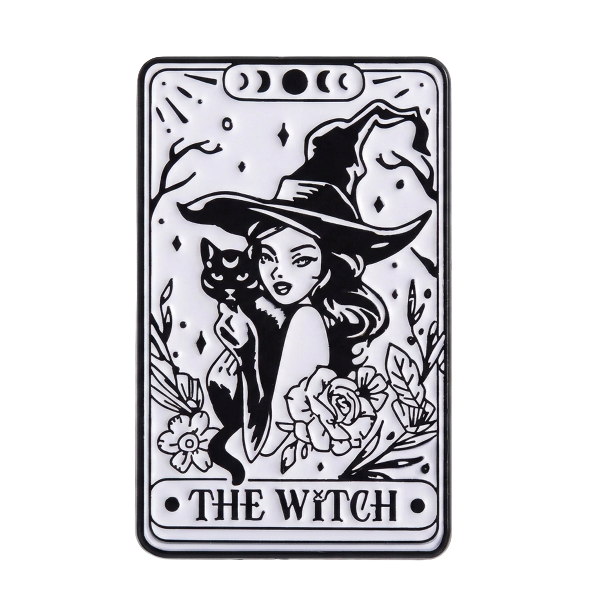 The Witch Tarot Card Enamel Lapel Pin Badge